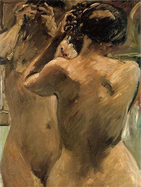 Lovis Corinth Madchen vor dem Spiegel Spain oil painting art